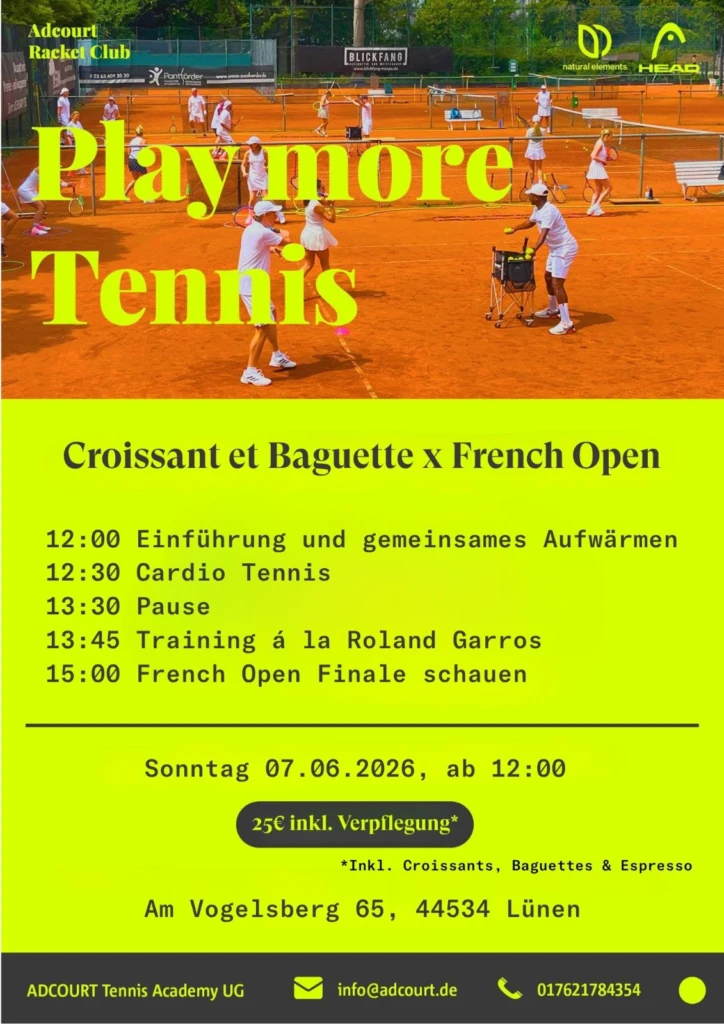 Croissant et Baguette French Open